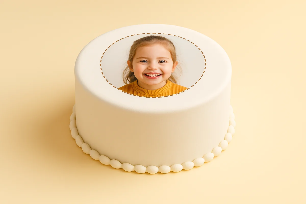 Sukkerprint med eget billede til kager