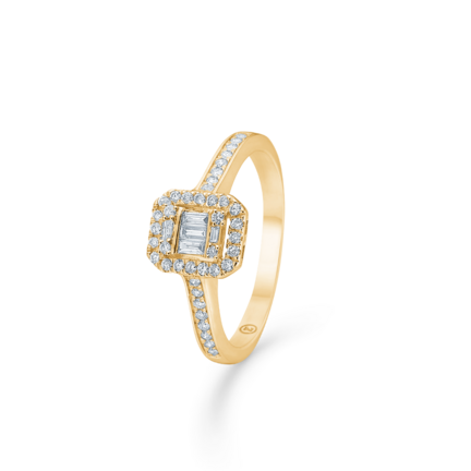 ELIZABETH diamond ring in 14 karat gold | Danish design by Mads Z