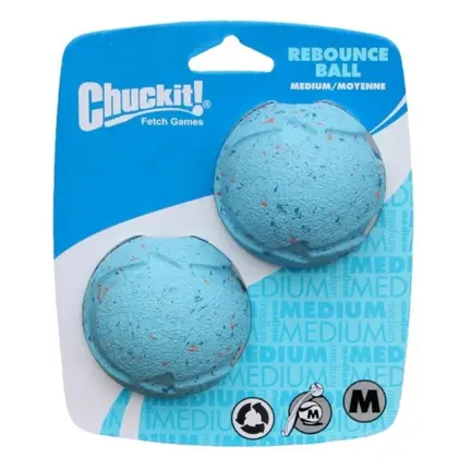 Chuckit Rebounce Ball Medium 2 stk. hundebolde i original emballage