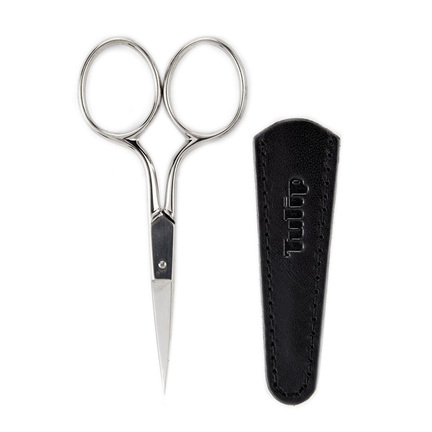 silver broderisaks 9 cm og etui fra tulip i boks