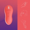 We-Vibe Touch X – silkeblød, kraftfuld klitorisvibrator med 7 rytmer og 8 intensiteter, vandtæt og genopladelig