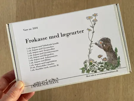 Frøkasse med lægeplanter