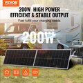 200W Solcellekit – 2x100W Paneler med MPPT og Kabler