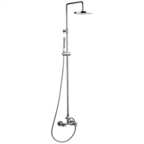 VRH - Væghængt udendørs bruser med håndbruser - koldt & varmt vand - SMOOTH