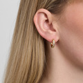 Elera earrings large in gold plated silver - studio.z
