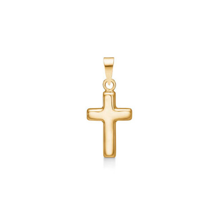 Stave cross in 14 karat gold | Danish design by Mads Z
