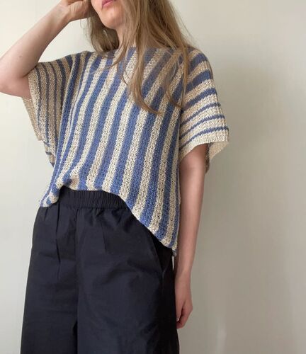 HAE TEE Aegyoknit Strikkekit Isager Trio 1