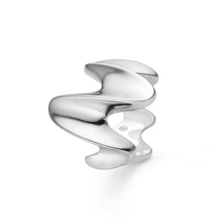 BIGGEST WAVE silver ring | Danish design by Mads Z