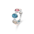 FLORENTINA ring in silver with genuine stones | Danish design by Mads Z