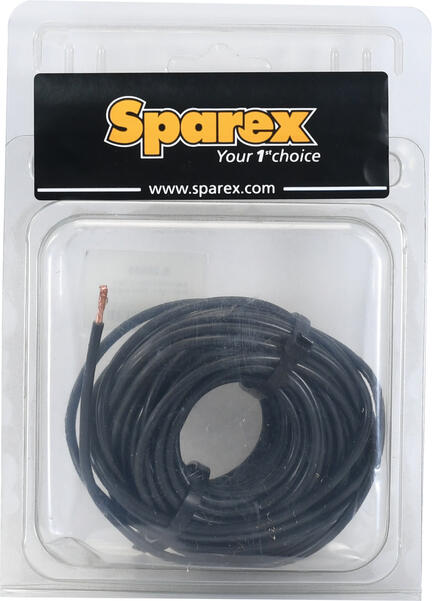 Kabel - 1x2,5mm2. / 10 meter / Sort