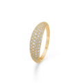 HALF MOON diamond ring in 14 karat gold | Danish design by Mads Z