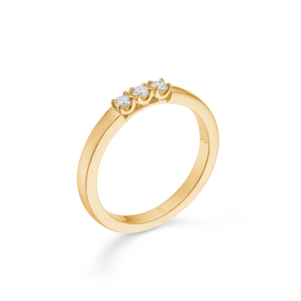 CROWN ALLIANCE diamond ring in 14 karat gold | Danish design by Mads Z