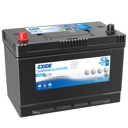 Start- og forbrugsbatteri 95Ah 800 CCA