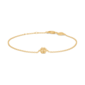 Serene Clover bracelet in gold plated silver - studio.z