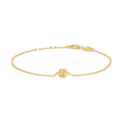Serene Clover bracelet in gold plated silver - studio.z