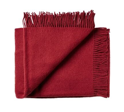 Plaid Athen 130x200 cm - New Bordeux - Silkeborg Uldspinderi