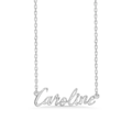Name Tag Necklace Caroline - halskæde med navn - navnehalskæde i sterling sølv