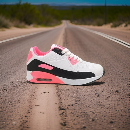 Dame Sneakers Air Hvid Pink