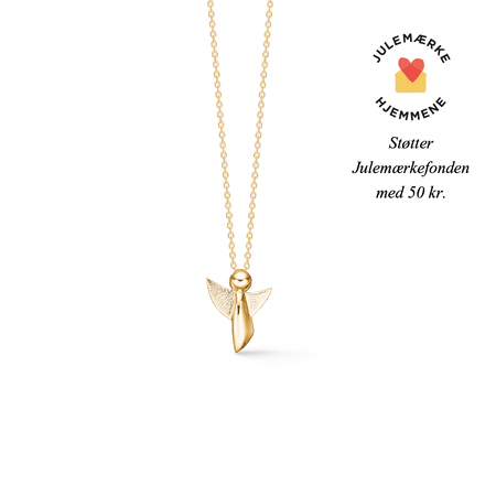 ME & MY ANGEL  forgyldt sølv vedhæng UDEN halskæde.