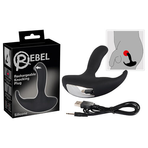 Rebel Rechargeable Knocking Plug Anal
