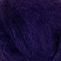 Closer up af isager silk mohair farve 14 garn mørk lilla
