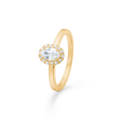 STELLAR ring i 8 karat guld med zirkonia.