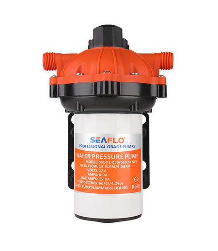 12v vandpumpe seaflo 5 kammer 60 psi baad