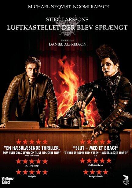 Luftkastelet der blev sprængt, , Stieg Larsson, DVD Movie