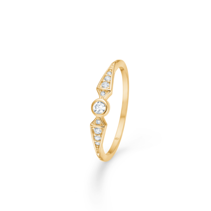 FINA ring in 8 karat gold | Danish design by Mads Z