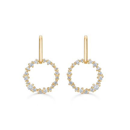 LUCIA earrings in 14 karat gold | Danish design by Mads Z