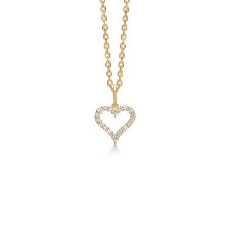 TENDER HEART vedhæng i 14 karat guld | Mads Z