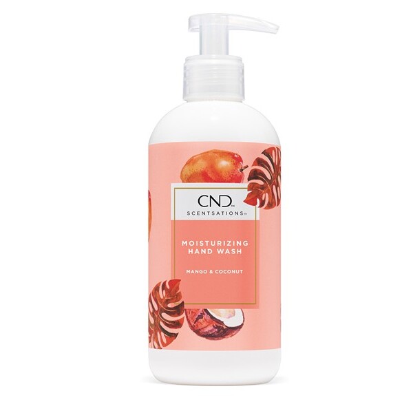 CND Scentsations, Moisturizing Hand Wash, Mango & Coconut, 390 ml. - Håndvask, Håndsæbe, Vegansk formel