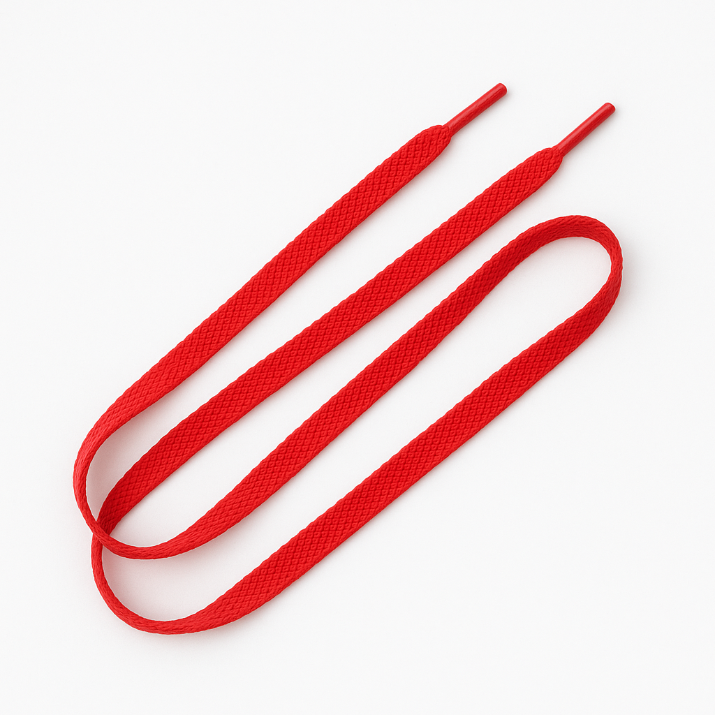 Røde Flade Snørrebånd 90cm