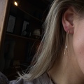 MORNING DEW earrings in 14 karat gold | Danish design by Mads Z