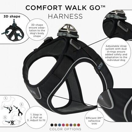 Dog Copenhagen Comfort Walk Go Sele BLACK