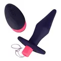 You2Toys Buttplug med fjernbetjening – sort silikone anal vibrator med trådløs styring.