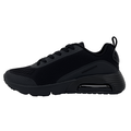Sort unisex sneaker med luftpude i hælen, åndbar mesh-overdel og letvægtssål