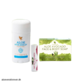 Aloe Ever-Shield Deo, Forever Aloe Lips og Aloe Avocado Face & body Soap
