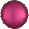 Helium ballon granat æble pink