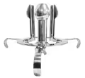 Anal Spreader Deluxe i poleret rustfrit stål med justerbar åbning og bundring