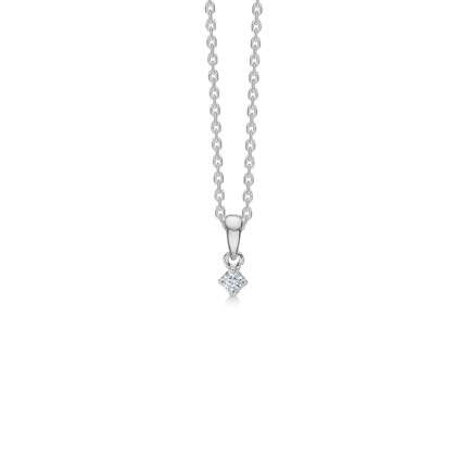 CROWN pendant in 14 karat white gold | Danish design by Mads Z