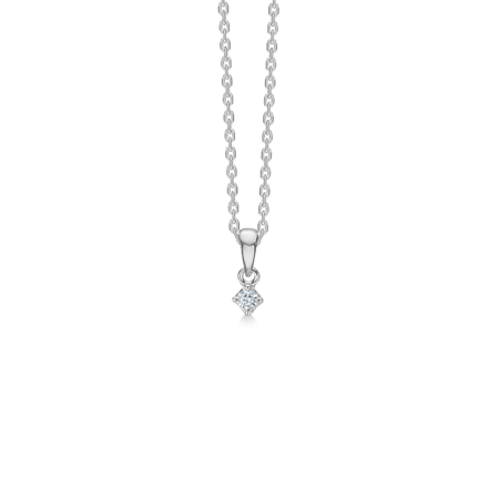 CROWN pendant in 14 karat white gold | Danish design by Mads Z