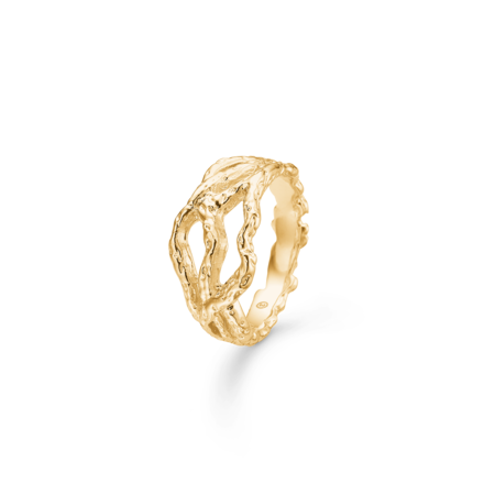 Origin ring in gold plated silver | Studio Z