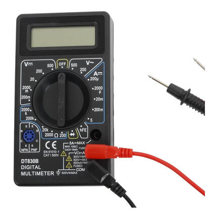 Multimeter til 12V installation
