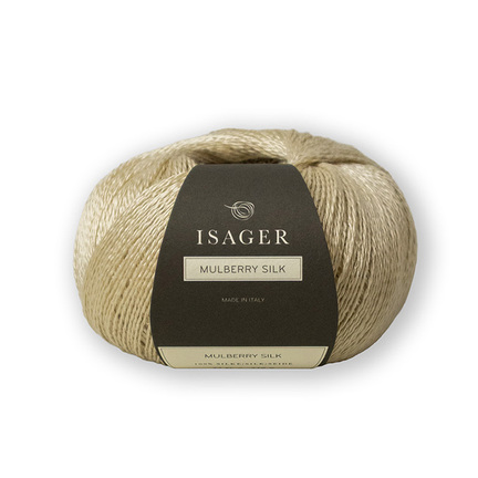 Garnet Mulberry silk 100% silke fra Isager garn i farven linen