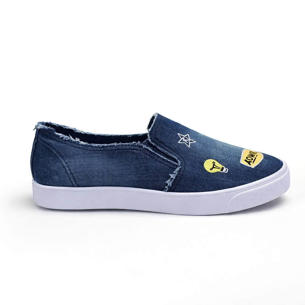 Dame Slipon Denim - 36