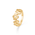 WOW/MOM ring in 14 karat gold | Danish design by Mads Z