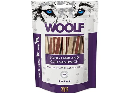 Woolf Long lamb and cod sandwich - 100g