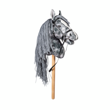 HKM kæphest grå skimmel med trense Clara. Flot grå skimmel kæpheste fra HKM Kids Hobby Horsing kollektion.