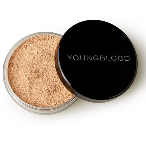 Youngblood, Loose Mineral Foundation, Honey, 10 gram. - Makeup, Mineral Foundation, Mineral Pudder, Pudder, Ensartet hudtone, Huden kan ånde